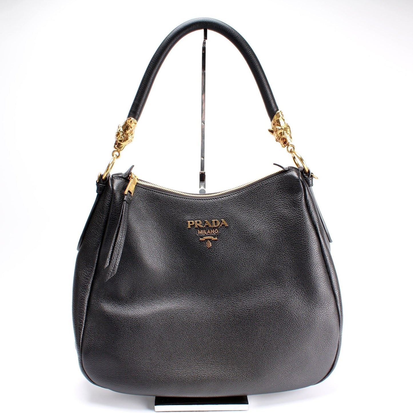 Prada Vitello Phenix Tiger Hobo Bag Travel Bag