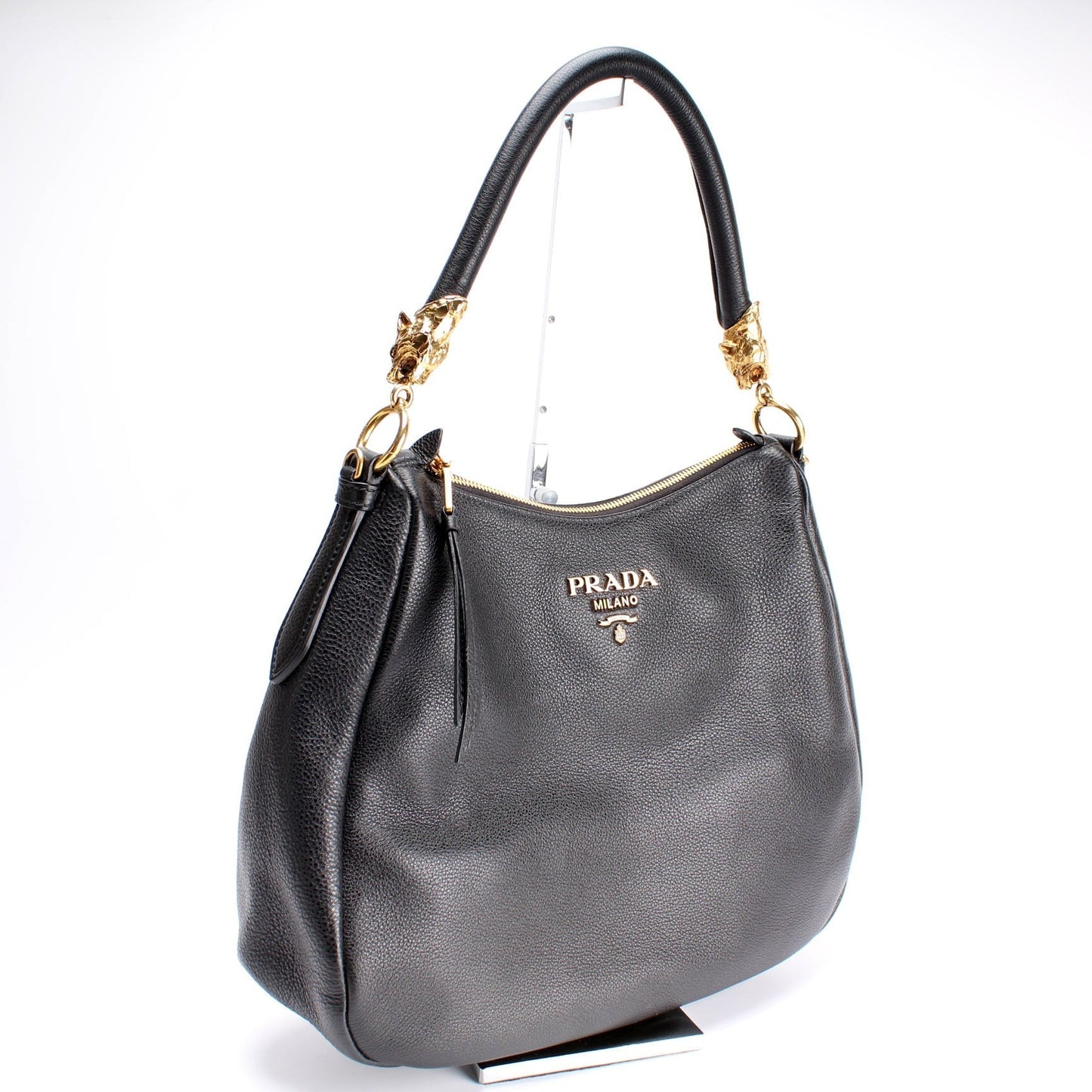Prada Vitello Phenix Tiger Hobo Bag Travel Bag