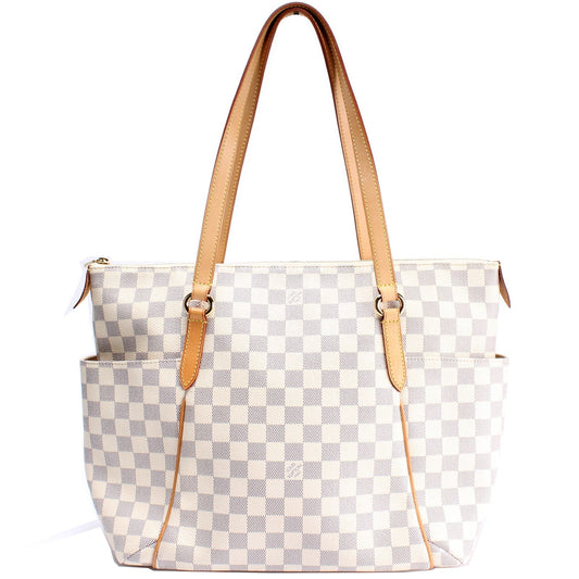 Louis Vuitton Totally Azur MM Damier Handbag Azur 7