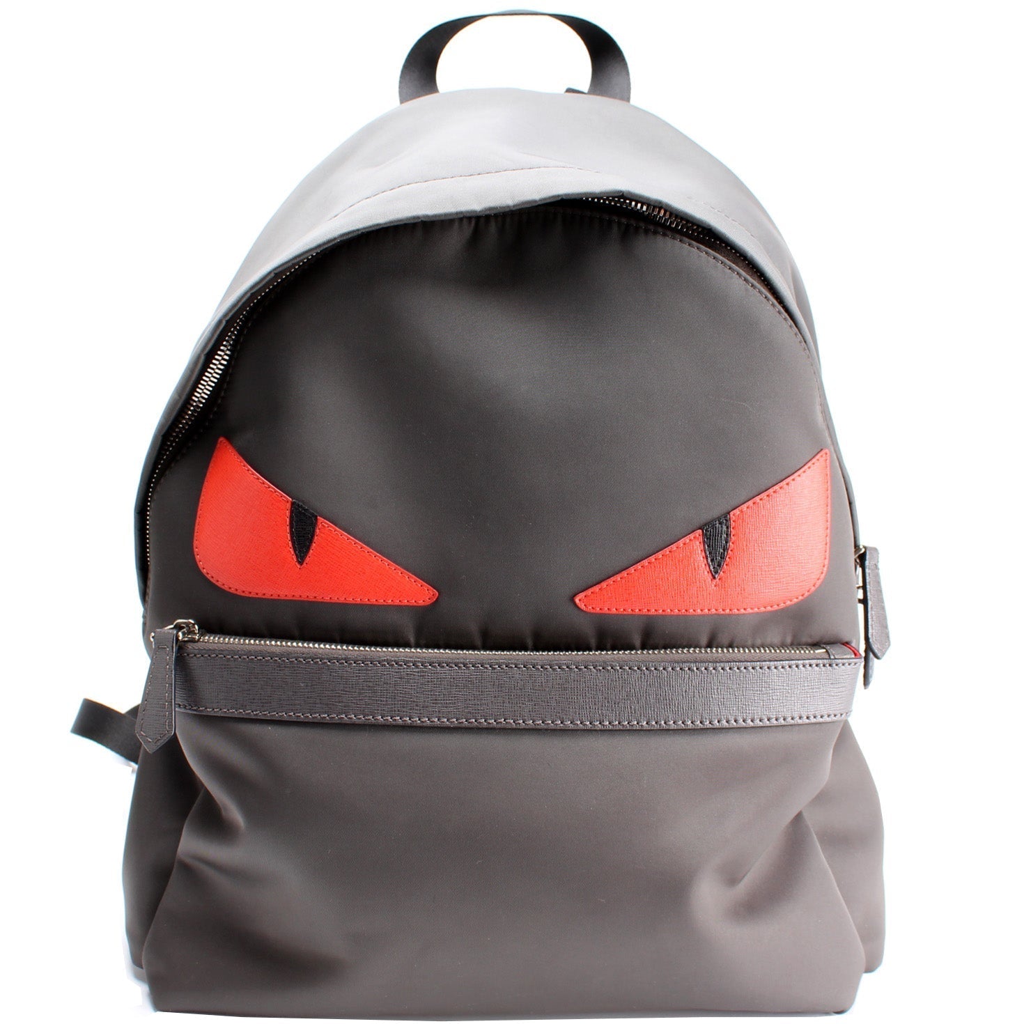 Fendi 7Vz012 Monster Eyes Backpack Bag Nylon