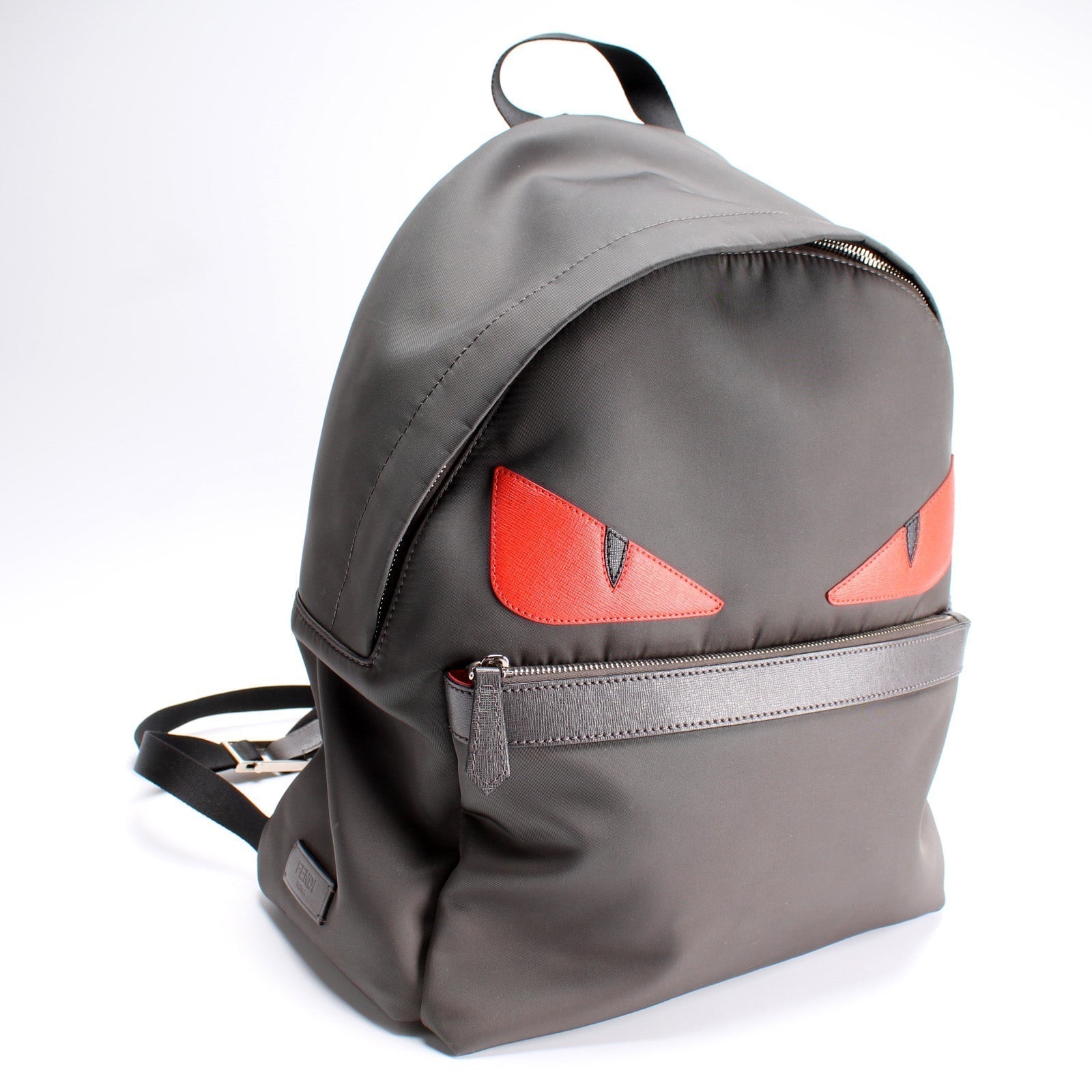 Fendi 7Vz012 Monster Eyes Backpack Bag Nylon