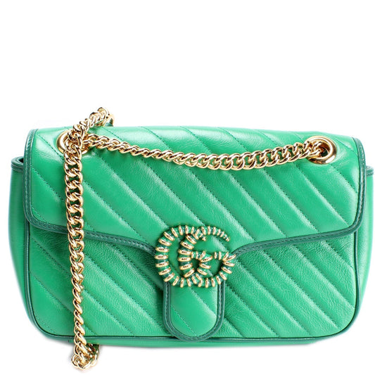 Gucci Marmont Torchon Small Flap Shoulder Bag