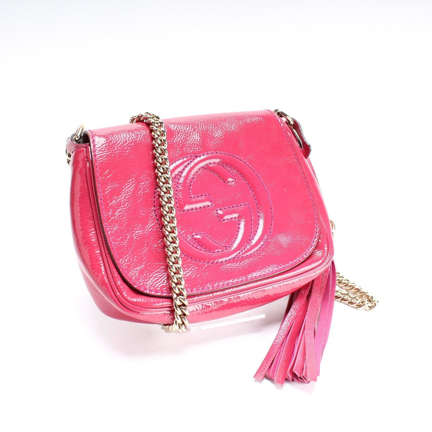 Gucci Soho Tassel Small Chain Flap Travel Bag