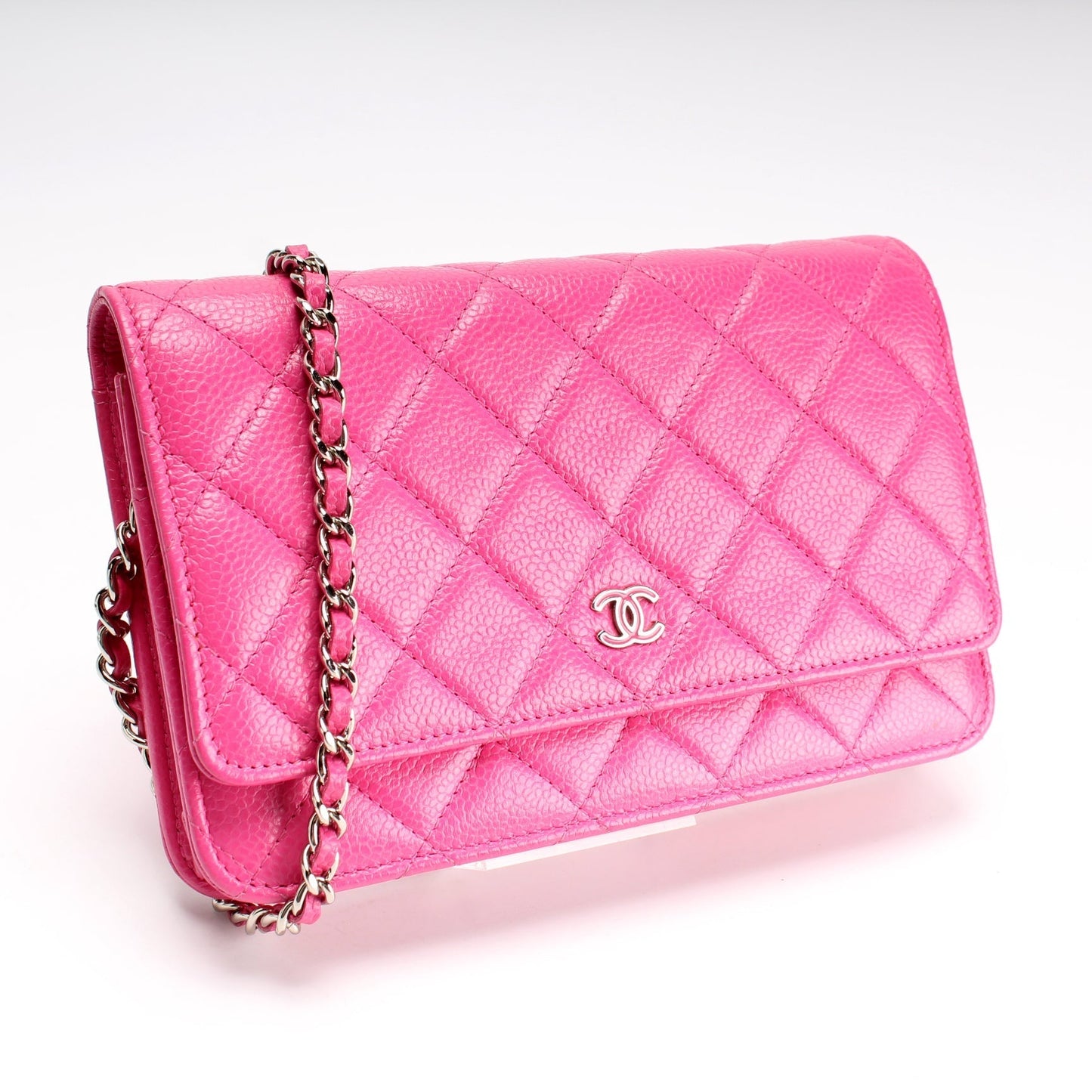 Chanel WOC Classic Quilted Caviar 21M Clutch Bag