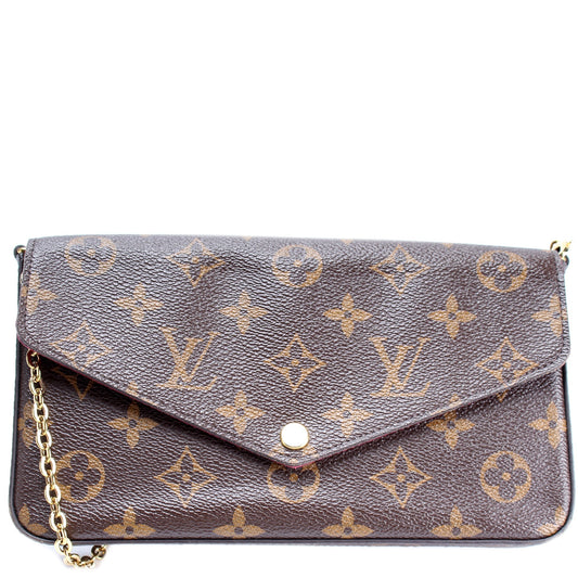 Louis Vuitton Pochette Felicie Monogram Clutch Bag Monogram 2