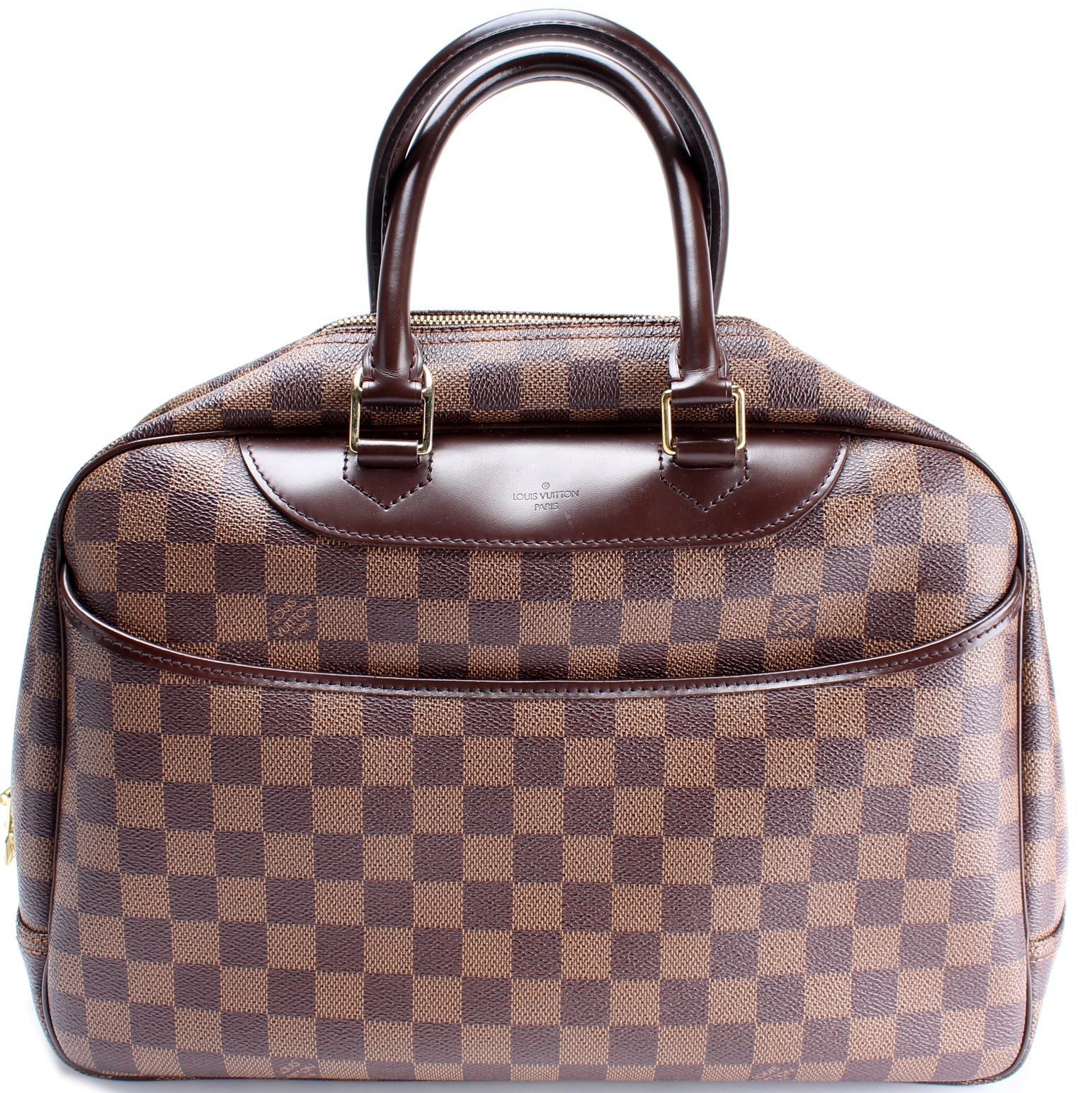 Louis Vuitton Deauville Ebene Damier Handbag Ebene 2