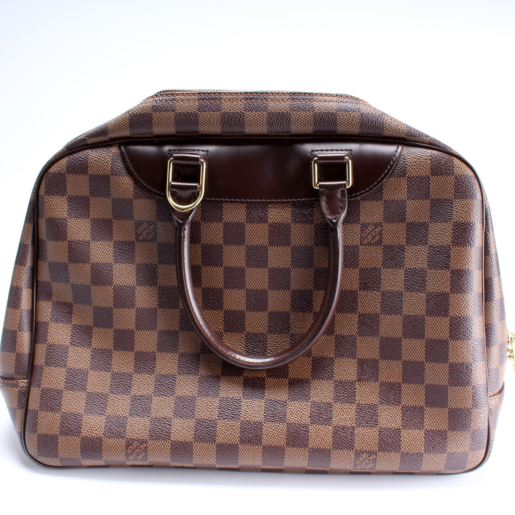Louis Vuitton Deauville Ebene Damier Handbag Ebene 2