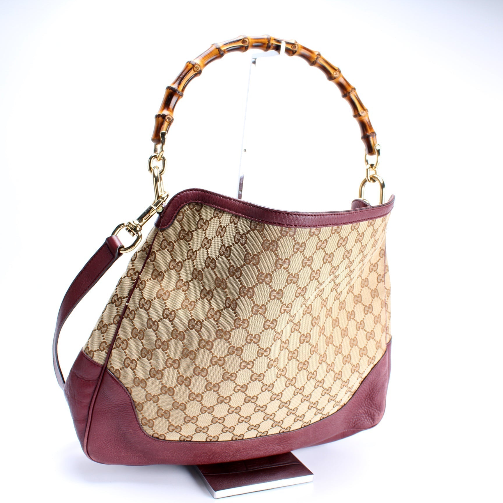 Gucci Diana Bamboo GG Canvas Travel Bag