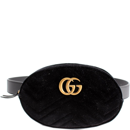 Gucci Marmont Velvet Belt Bag 1