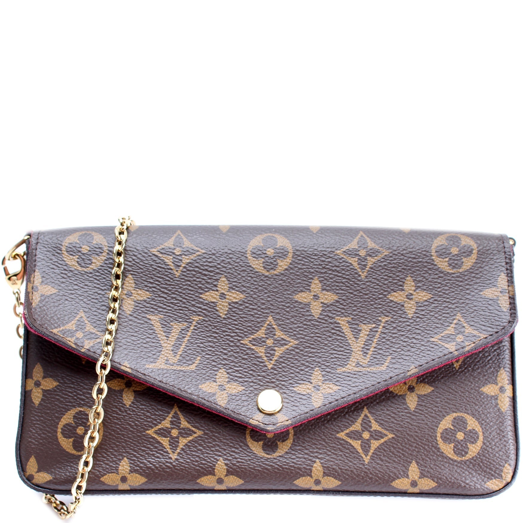 Louis Vuitton Pochette Felicie Monogram Clutch Bag Monogram 1