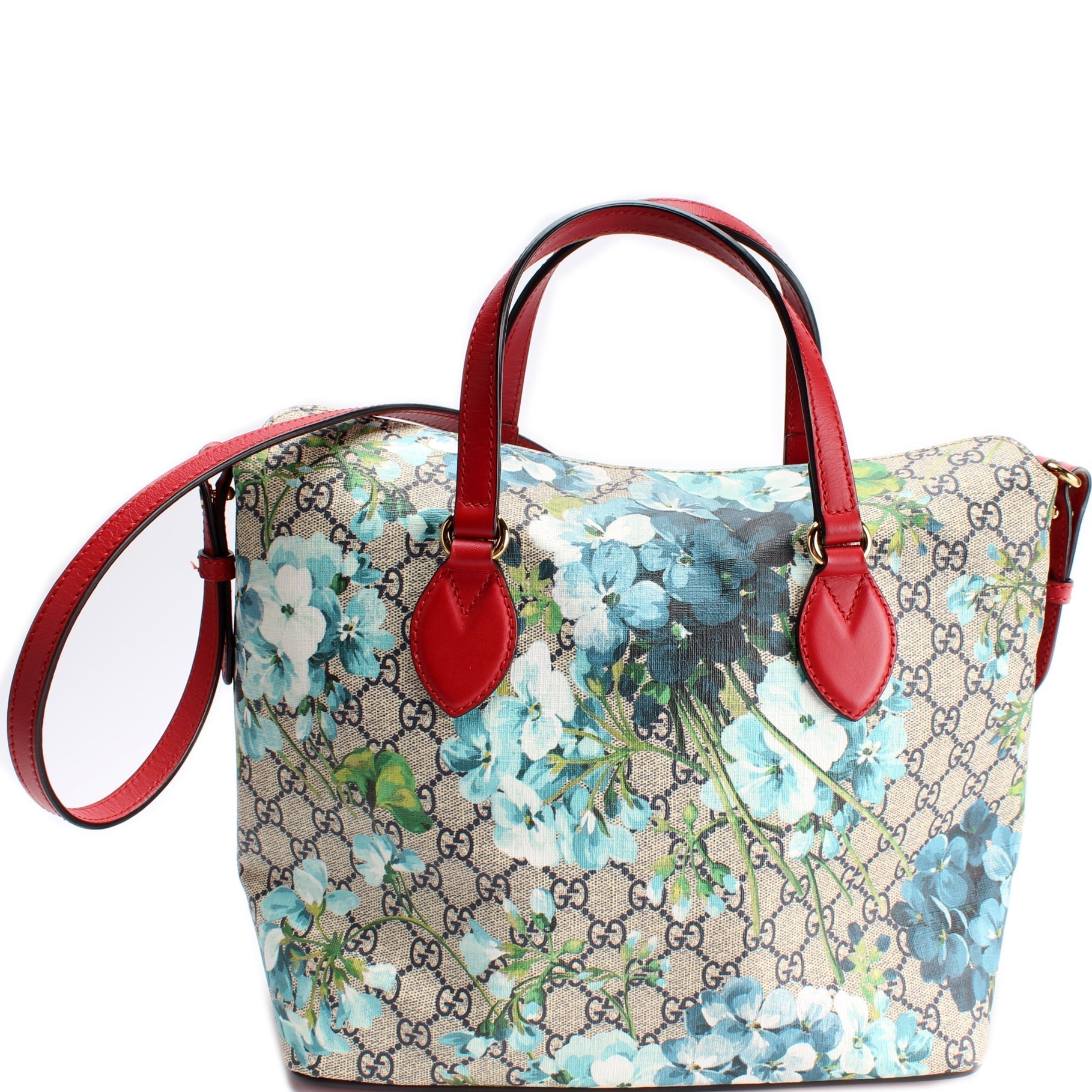 Gucci GG Blooms Fold Over Tote Bag