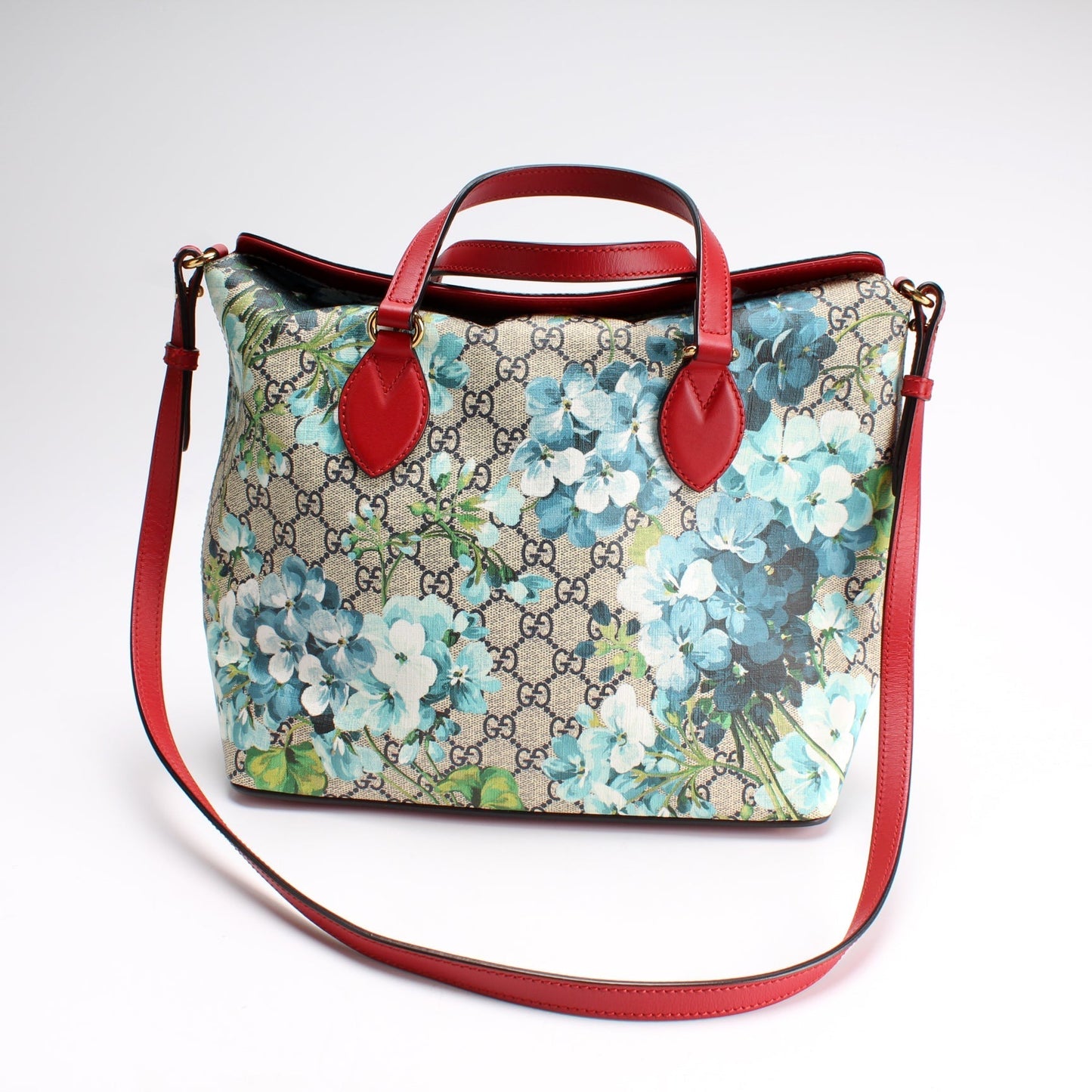 Gucci GG Blooms Fold Over Tote Bag