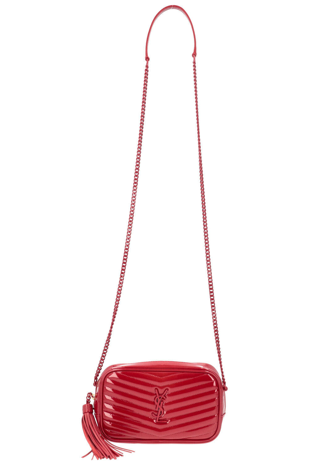 Crossbody Bag Lou Camera Bag Patent Red Mini