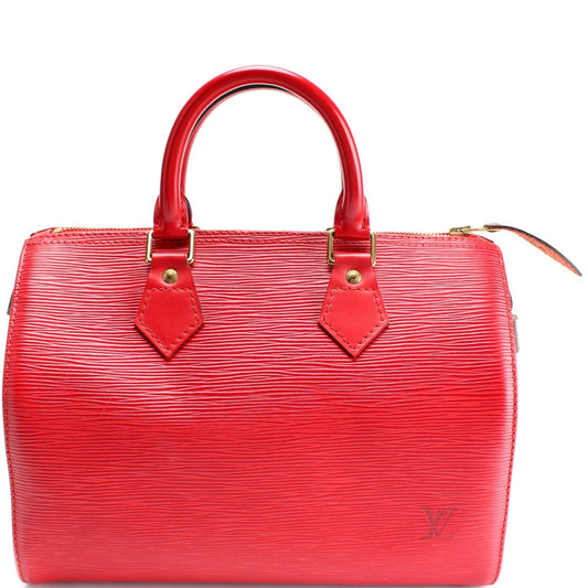 Louis Vuitton Speedy 25 Epi Handbag Epi 3