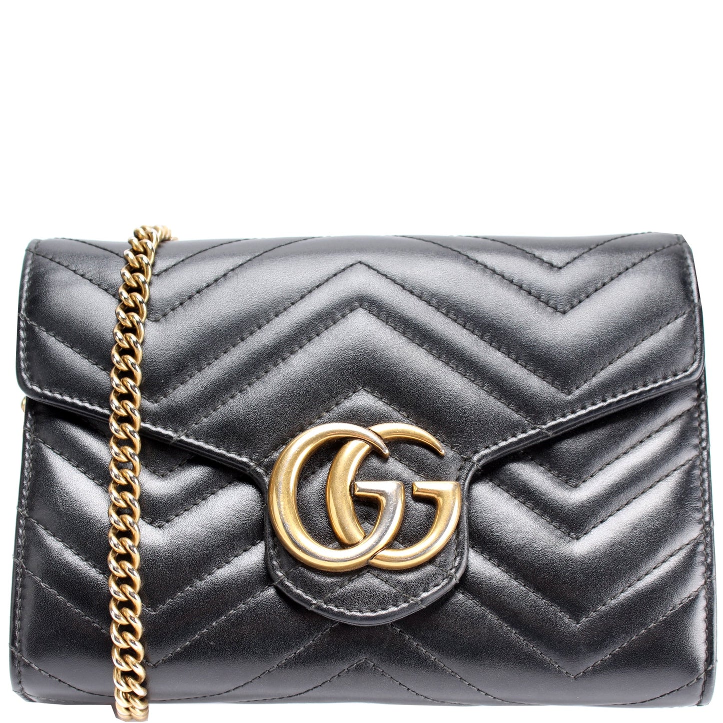Gucci Marmont Chain Wallet Case Wallet 2