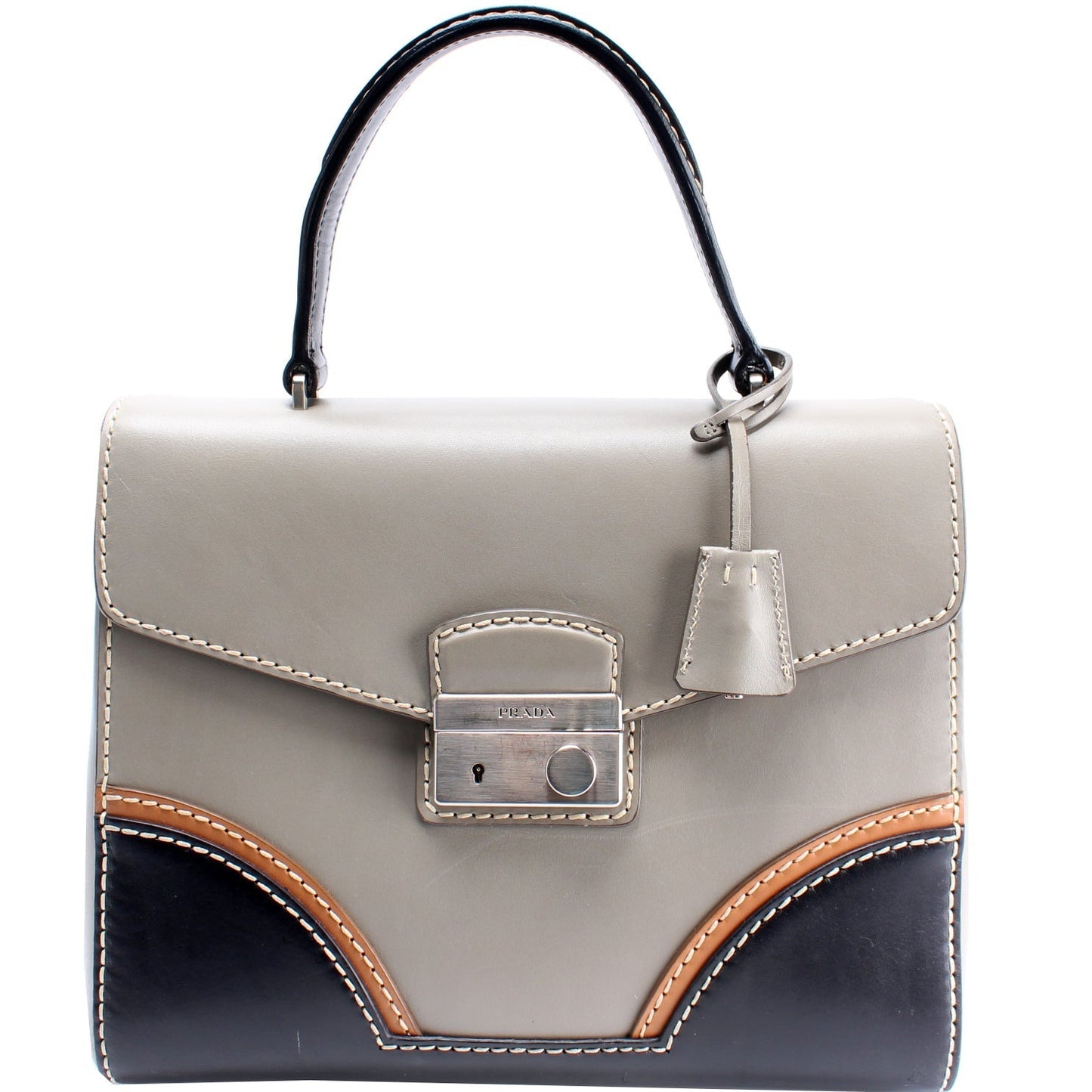 Prada Sound Top Handle Bag Travel Bag