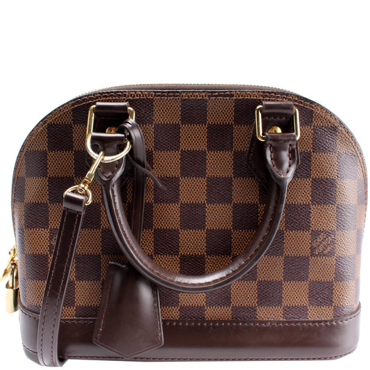 Louis Vuitton Alma BB Ebene Damier Handbag Ebene 11