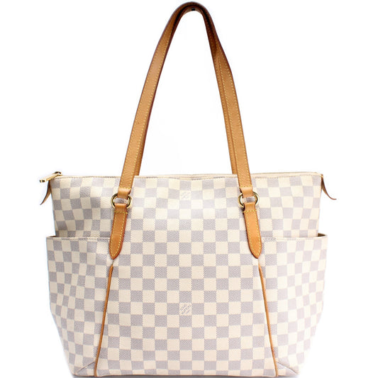 Louis Vuitton Totally Azur MM Damier Handbag Azur 1