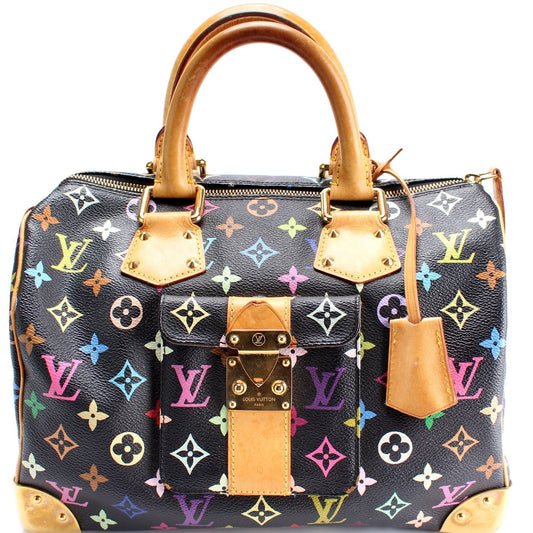 Louis Vuitton Speedy 30 Monogram Multicolor Handbag Monogram 1