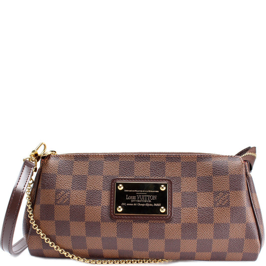 Louis Vuitton Eva Ebene Damier Clutch Bag Ebene 2