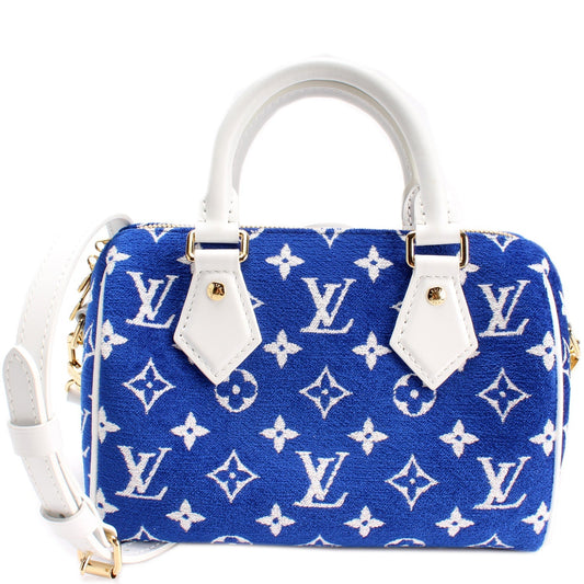 Louis Vuitton Speedy 20 Bandouliere Match Veet Monogram Handbag