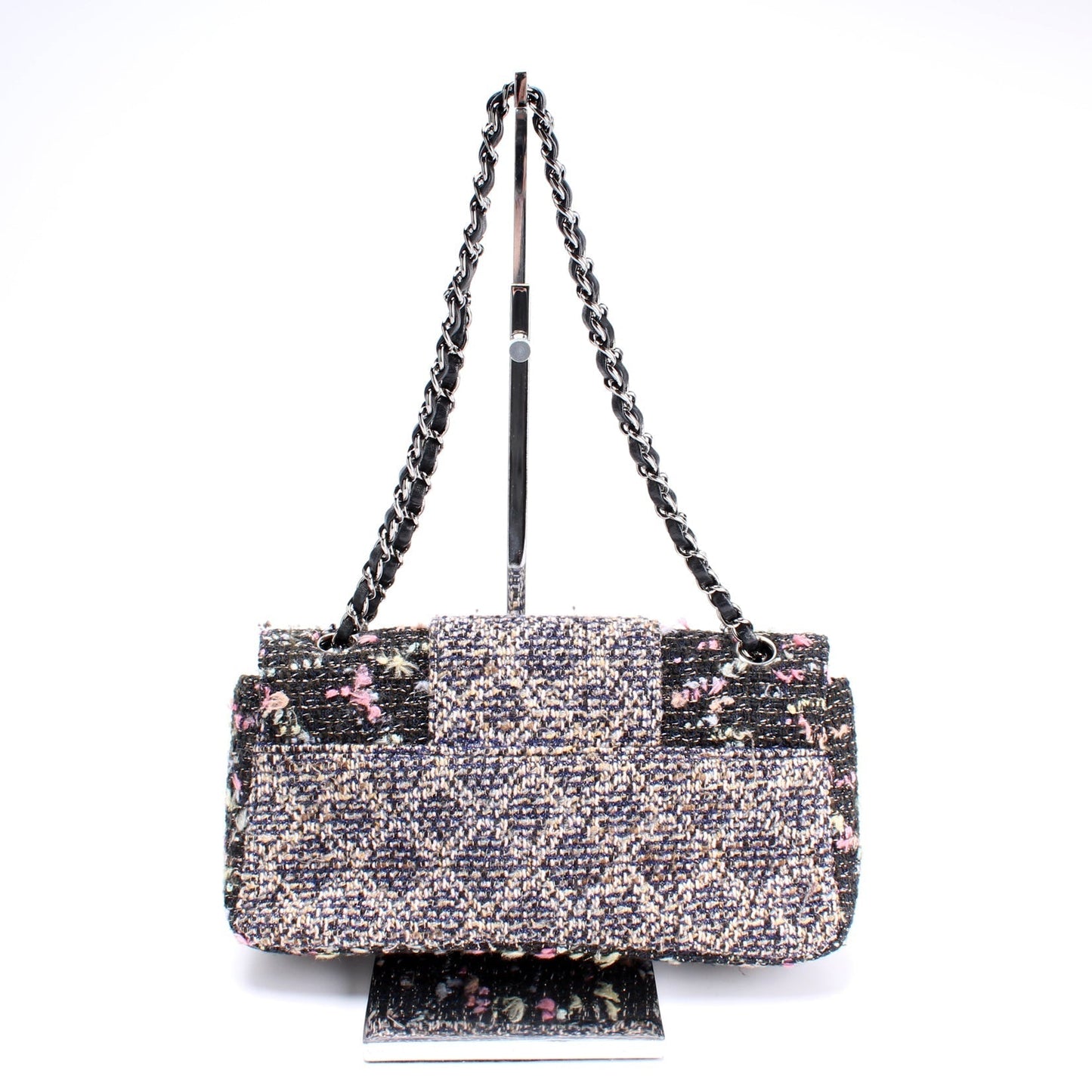 Chanel CC Single Flap Tweed 9M Handbag