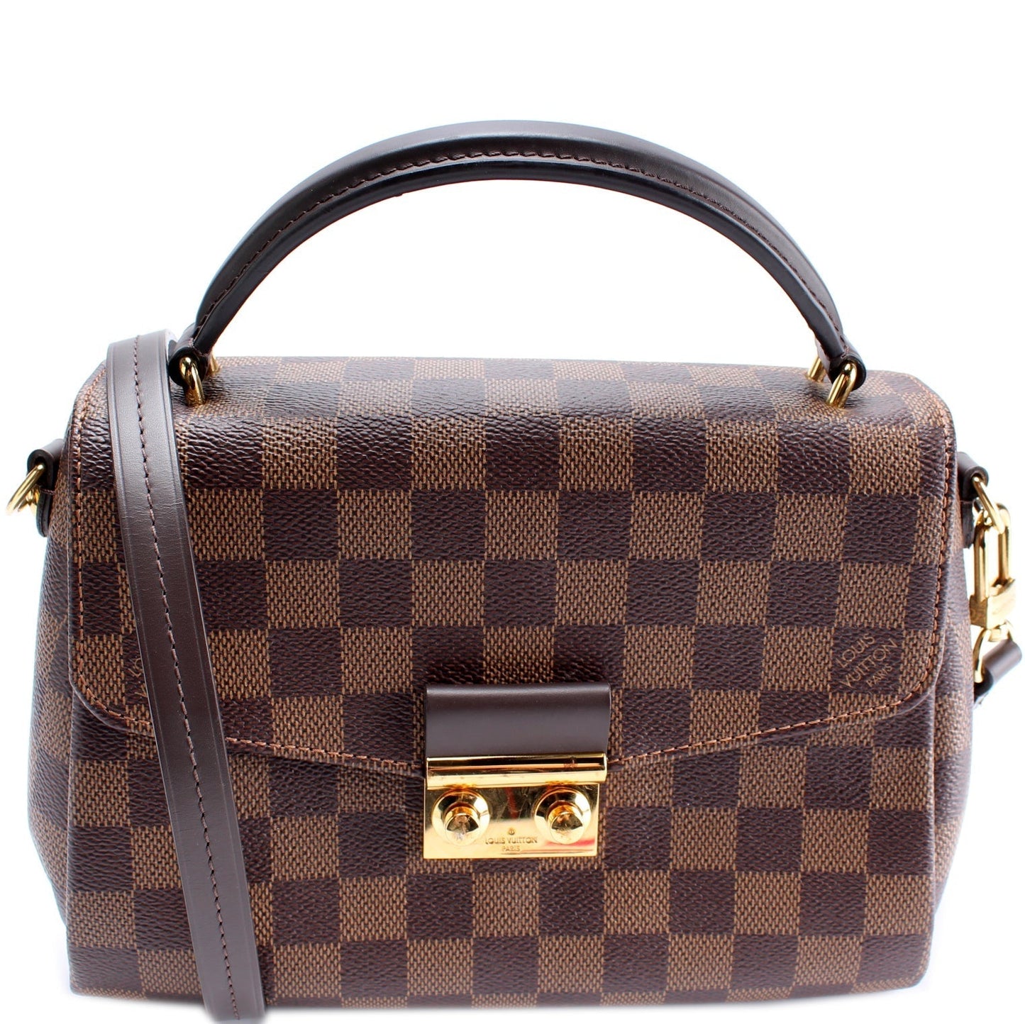 Louis Vuitton Croisette Ebene Damier Handbag Ebene 4