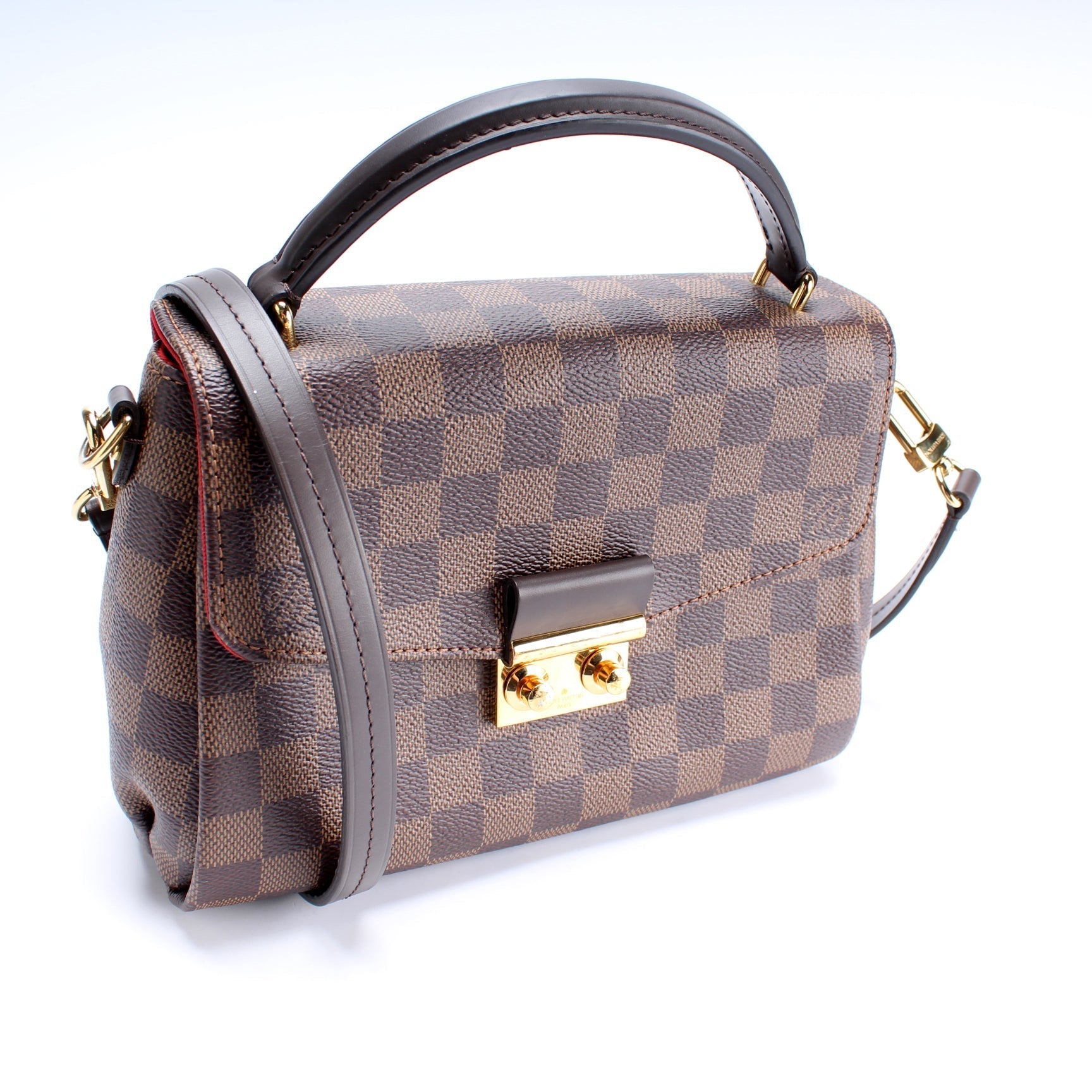 Louis Vuitton Croisette Ebene Damier Handbag Ebene 4