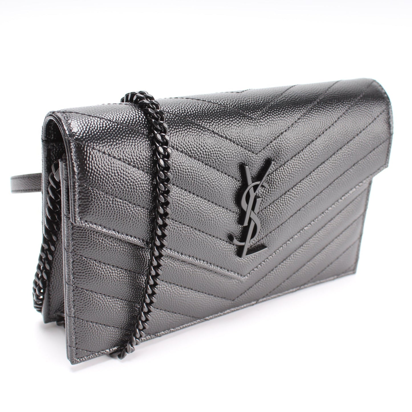 YSL Saint Laurent Enevelope Wallet Bag Chain Travel Bag
