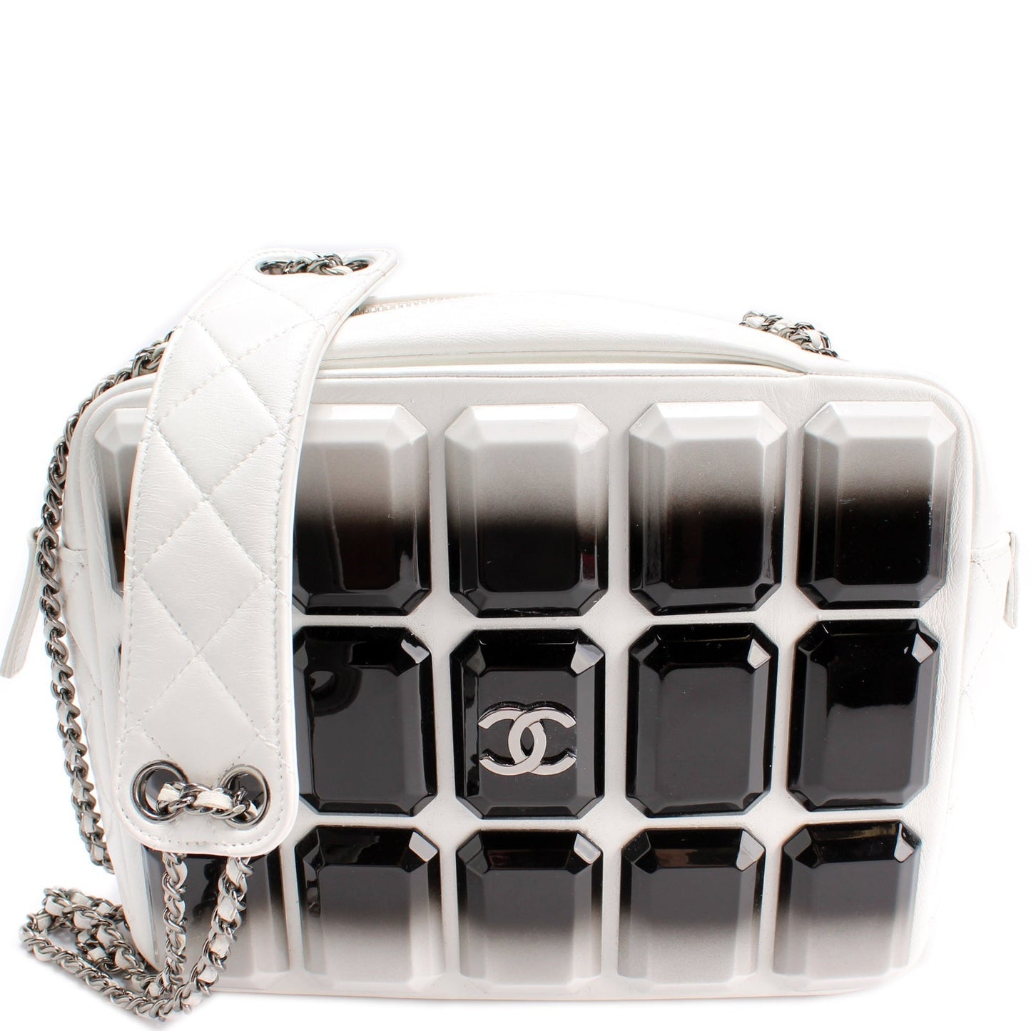Chanel Evening Art Embellished Camera Crossbody Bag