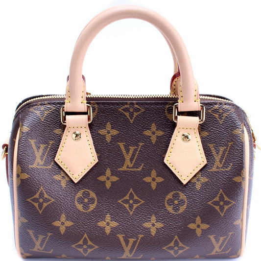 Louis Vuitton Speedy 20 Bandouliere W O Monogram Handbag