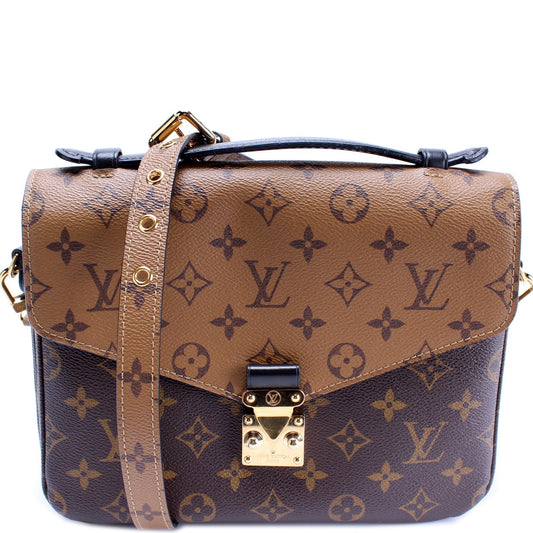 Louis Vuitton Pochette Metis Reverse Monogram Clutch Bag Monogram 1