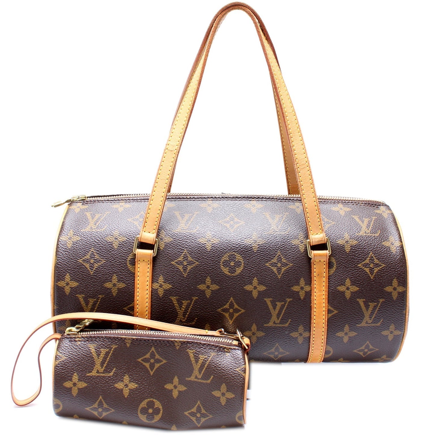 Louis Vuitton Papillon 30 10.5 w Monogram Handbag