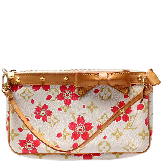 Louis Vuitton Pochette Accessories Cherry Blossom Clutch Bag Blossom 2