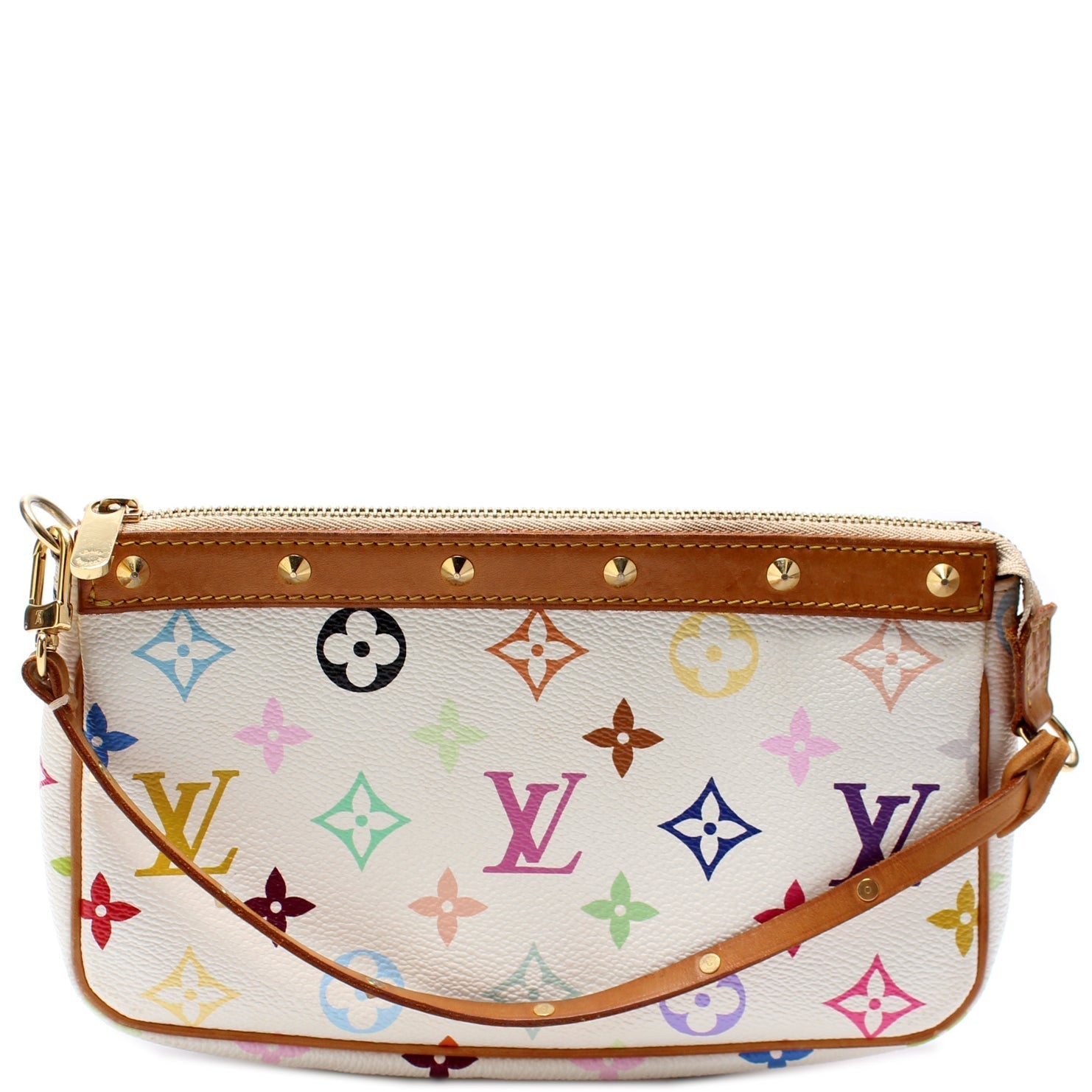 Louis Vuitton Pochette Accessoires Monogram Multicolor Clutch Bag Monogram 1