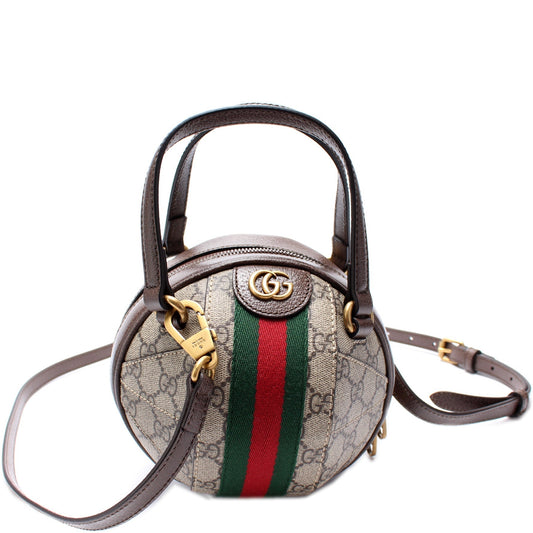 Gucci Ophidia GG Sphere Canvas Mini Travel Bag