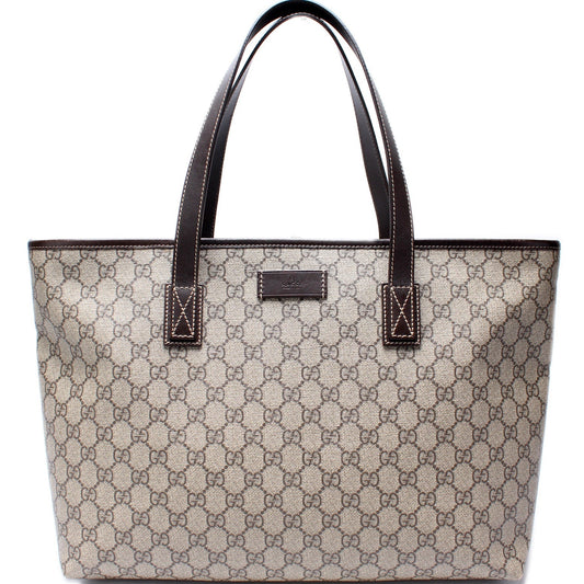 Gucci GG Supreme Zip Medium Tote Bag Tote 1