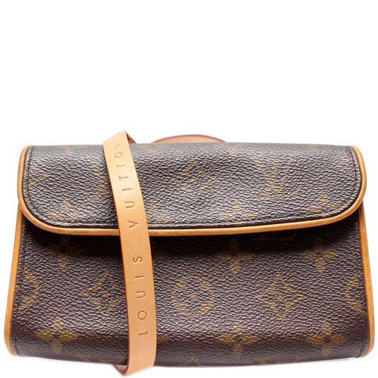 Louis Vuitton Pochette Florentine Monogram Clutch Bag Monogram 9