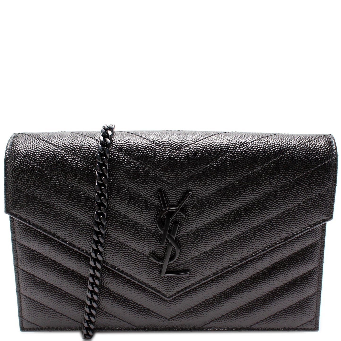 YSL Saint Laurent Envelope Wallet Bag Chain Travel Bag Envelope Chain Wallet