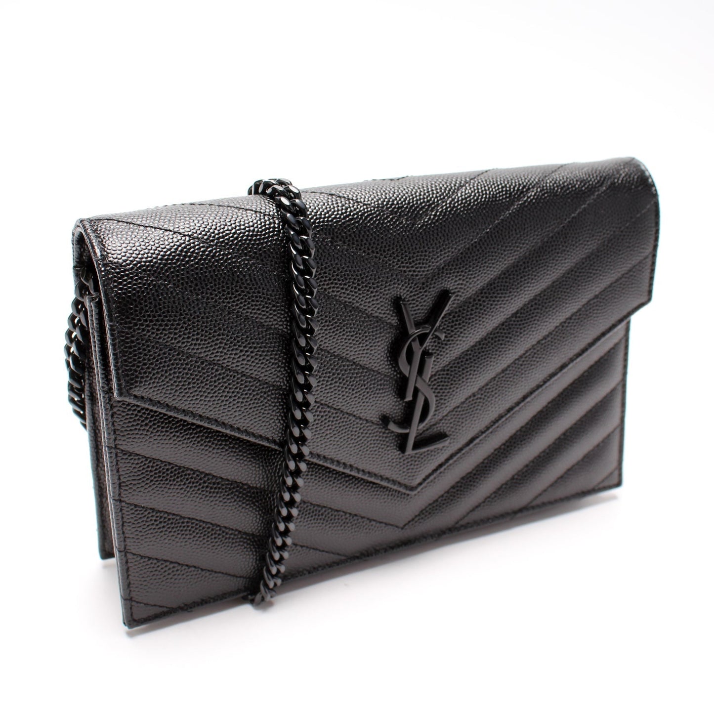 YSL Saint Laurent Envelope Wallet Bag Chain Travel Bag Envelope Chain Wallet