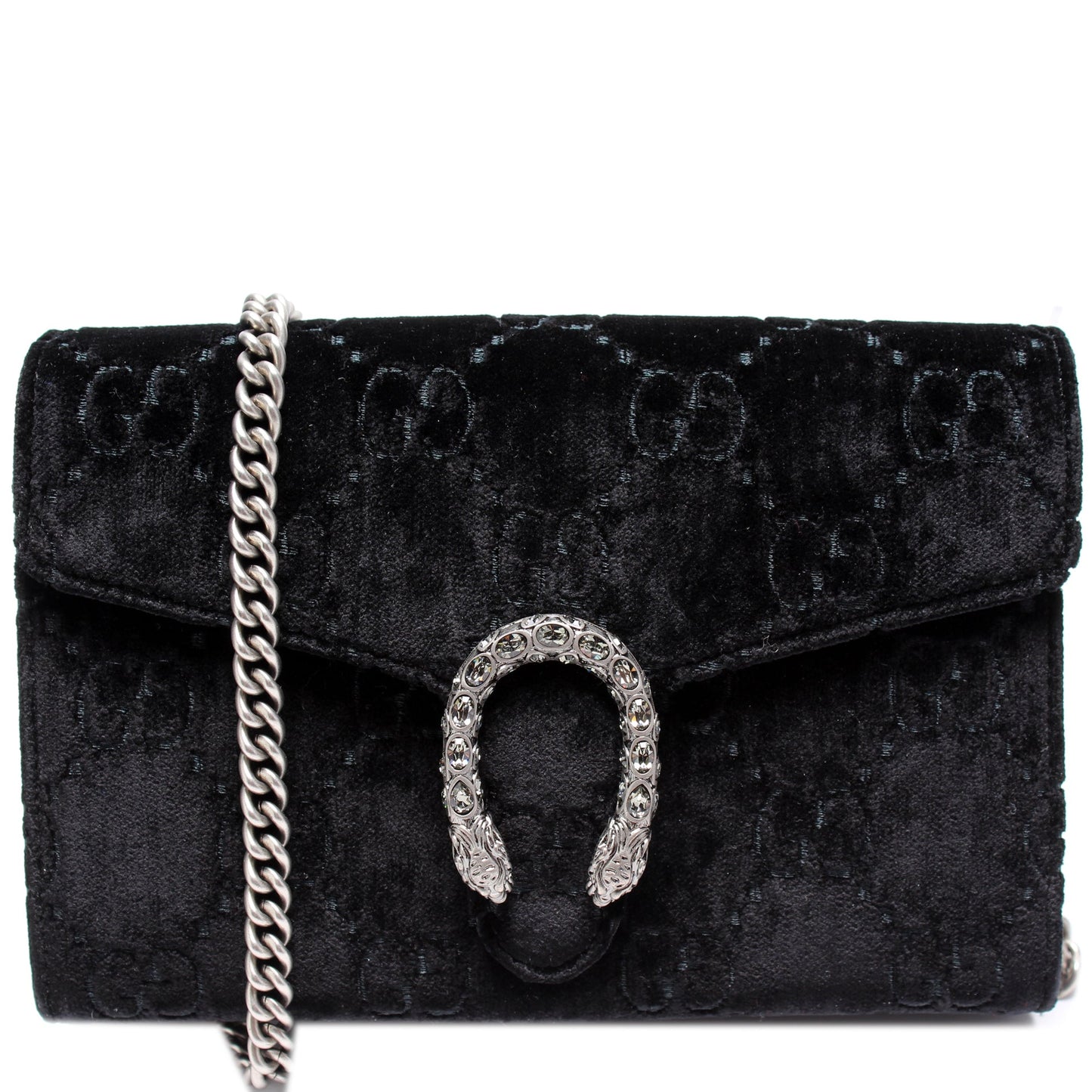 Gucci GG Velvet Dionysus Mini Wallet Case