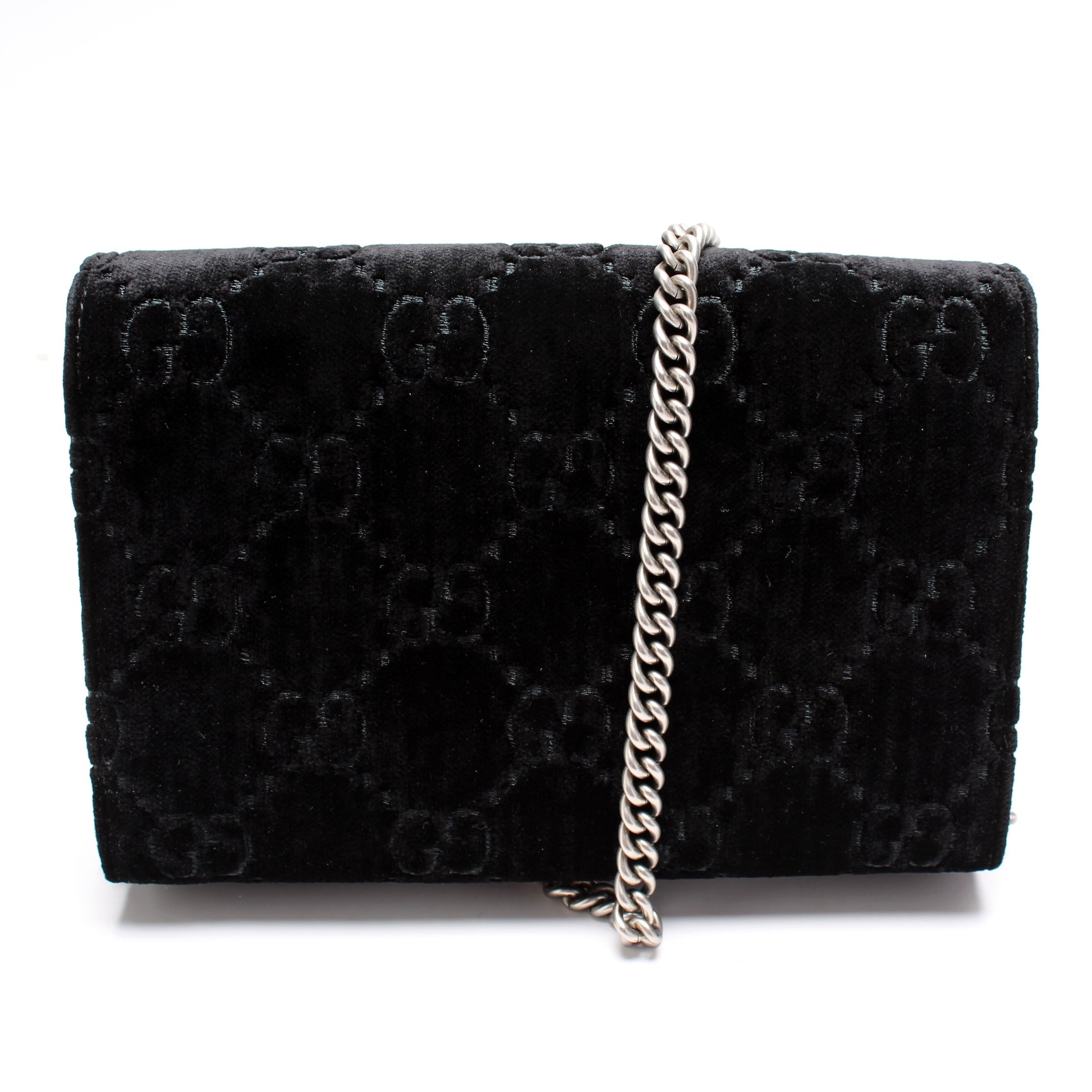 Gucci GG Velvet Dionysus Mini Wallet Case