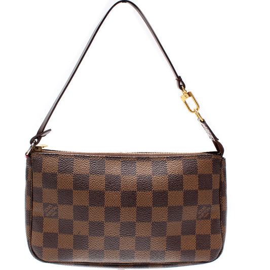 Louis Vuitton Pochette Acessoires Ebene Damier Clutch Bag