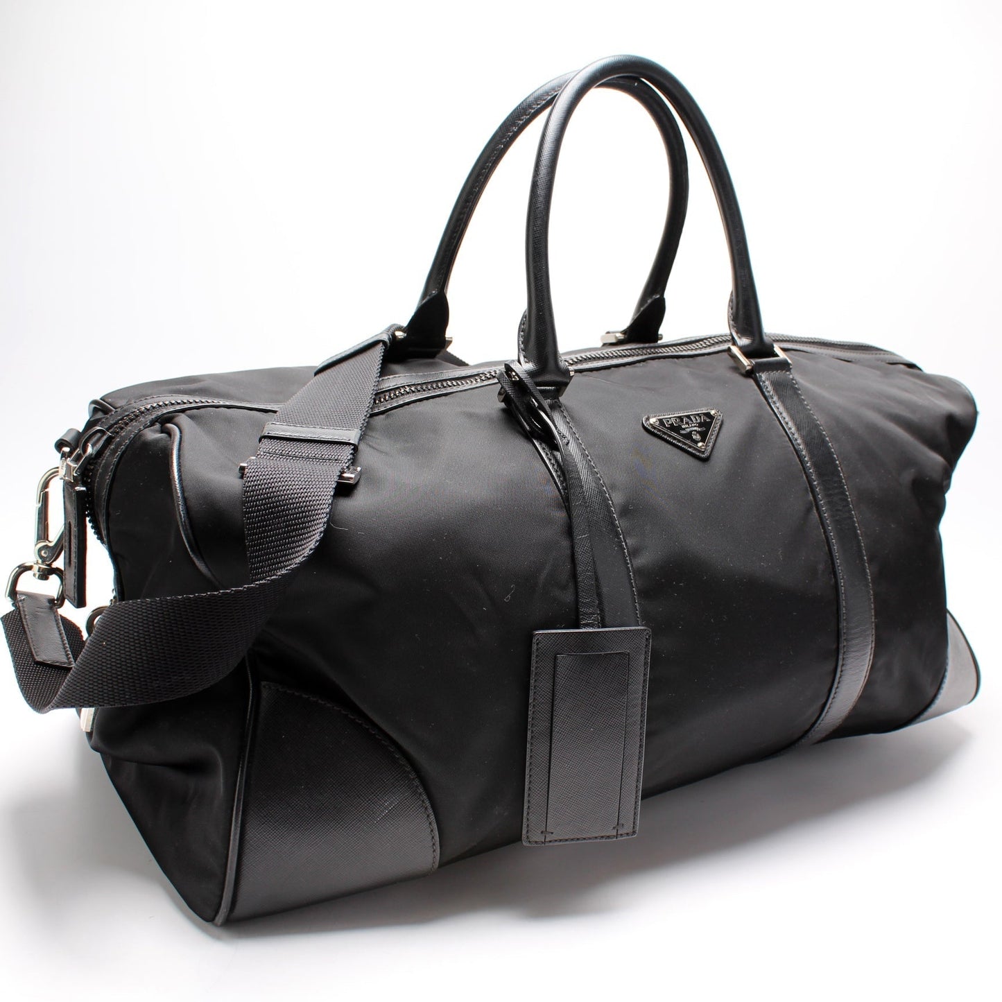 Prada Tessutos Saffiano Weekender Bag Travel Bag