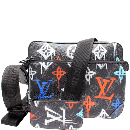 Louis Vuitton Trio Messenger Graffiti Crossbody Bag