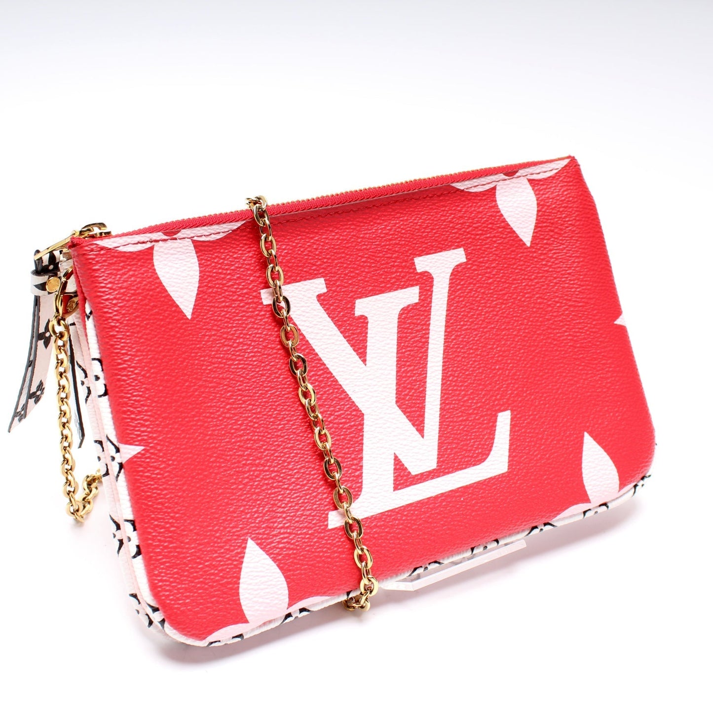 Louis Vuitton Double Zip Pochette Giant Reverse Monogram Clutch Bag Monogram 2