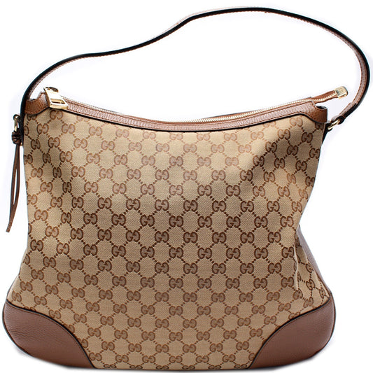 Gucci GG Bree Canvas Shoulder Bag Hobo 1
