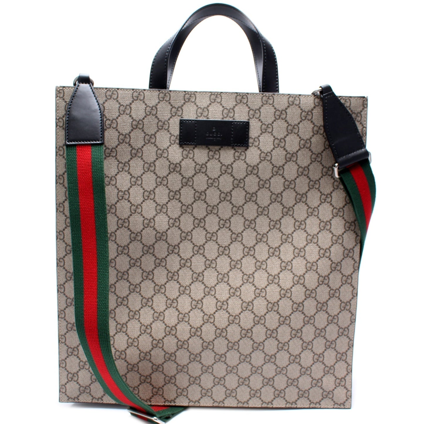 Gucci GG Supreme Web Vertical Tote Bag