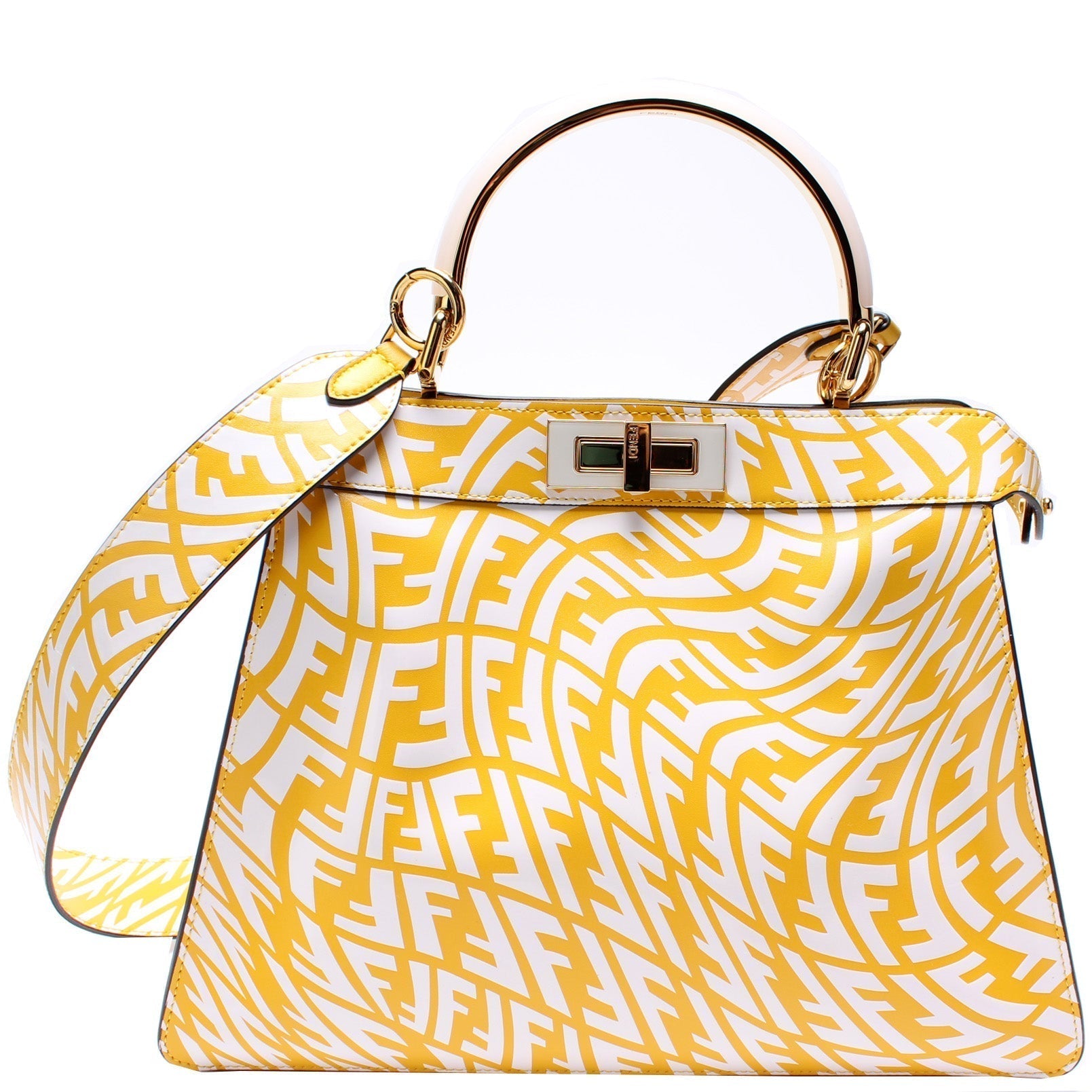 Fendi Peekaboo Ff Vertigo Bag Medium Travel Bag