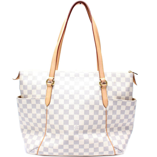 Louis Vuitton Totally Azur MM Damier Handbag Azur 2